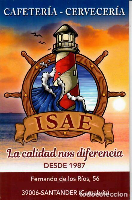 Coleccionismo Calendarios: CALENDARIO DE PUBLICIDAD - A&Ntilde;O 2020 - CAFETER&Iacute;A ISAE - SANTANDER