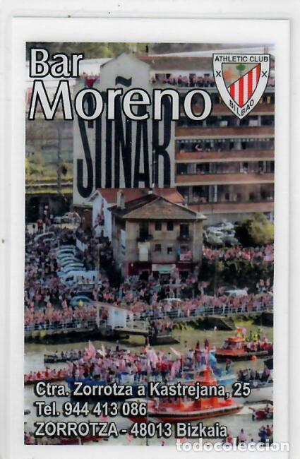 Coleccionismo Calendarios: CALENDARIO DE PUBLICIDAD F&Uacute;TBOL - A&Ntilde;O 2025 - BAR MORENO - ATHLETIC CLUB DE BILBAO