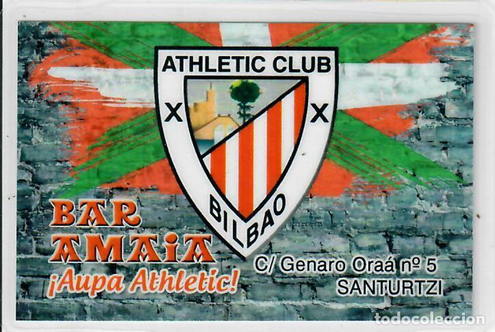 Coleccionismo Calendarios: CALENDARIO DE PUBLICIDAD F&Uacute;TBOL - A&Ntilde;O 2020 - BAR AMAIA - SANTURTZI - ATHLETIC CLUB DE BILBAO