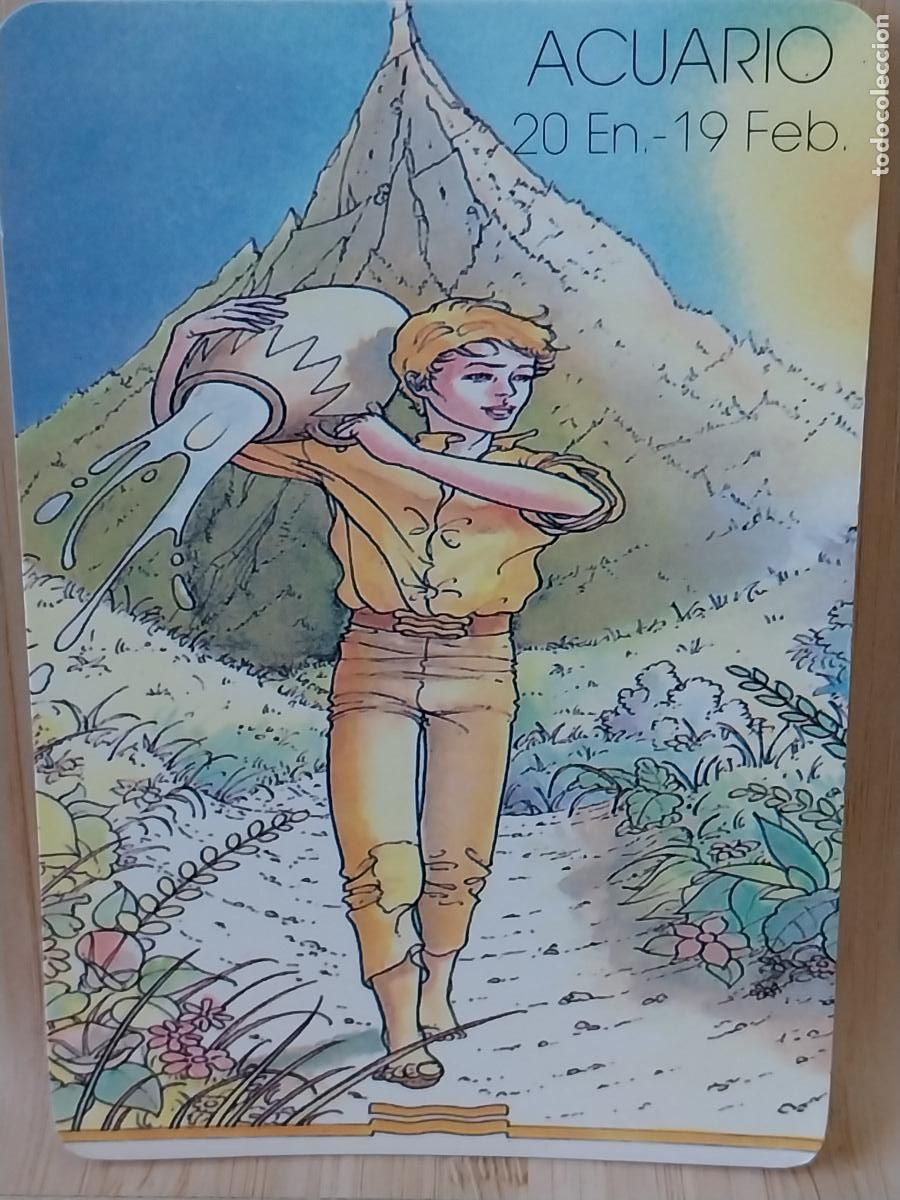 Coleccionismo Calendarios: ACUARIO ILUSTRACION CALENDARIO 1986 PUBLI BAR CENTRO ANDALUZ MORATALAZ CLB.1064