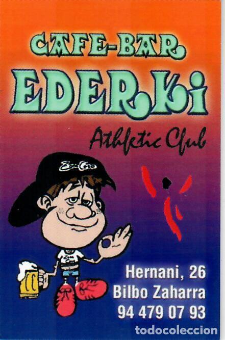 Coleccionismo Calendarios: CALENDARIO DE PUBLICIDAD F&Uacute;TBOL - A&Ntilde;O 2023 - CAF&Eacute; BAR EDERKI - ATHLETIC CLUB DE BILBAO
