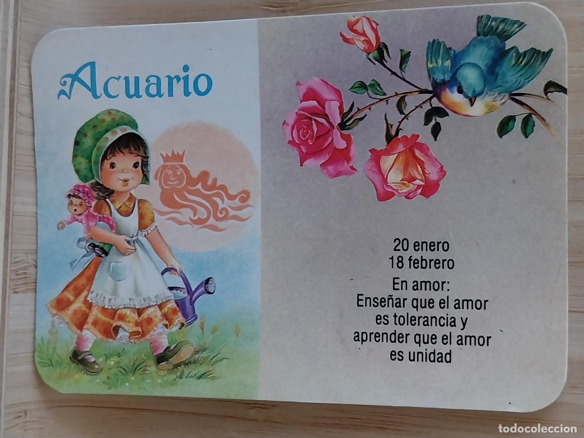 Coleccionismo Calendarios: ACUARIO ILUSTRACION CALENDARIO 1988 PUBLI PUB HOROSCOPO CALLE FERROCARRIL C.B. 1