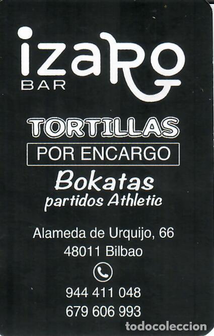 Coleccionismo Calendarios: CALENDARIO PARTIDOS DE F&Uacute;TBOL (SIN MESES) - 2020 21 - BAR IZARO - ATHLETIC DE BILBAO