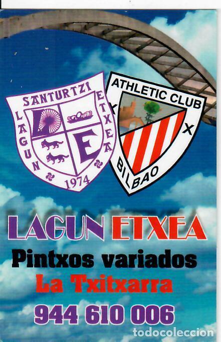 Coleccionismo Calendarios: CALENDARIO DE PUBLICIDAD F&Uacute;TBOL - A&Ntilde;O 2020 - LAGUN ETXEA - SANTURTXI - ATHLETIC CLUB BILBAO