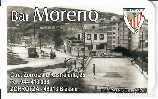Coleccionismo Calendarios: CALENDARIO DE PUBLICIDAD F&Uacute;TBOL - A&Ntilde;O 2020 - BAR MORENO - ATHLETIC CLUB BILBAO