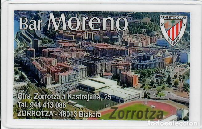 Coleccionismo Calendarios: CALENDARIO DE PUBLICIDAD F&Uacute;TBOL - A&Ntilde;O 2021 - BAR MORENO - ATHLETIC CLUB BILBAO