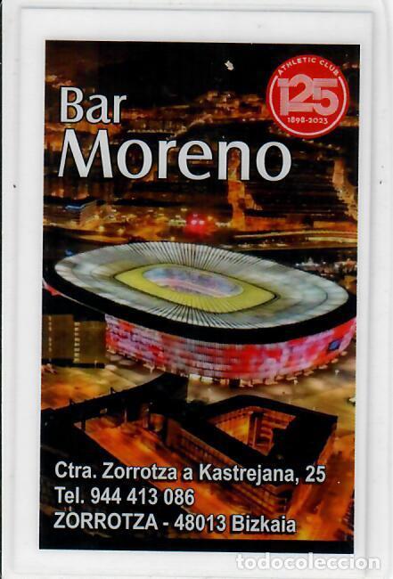 Coleccionismo Calendarios: CALENDARIO DE PUBLICIDAD F&Uacute;TBOL - A&Ntilde;O 2024 - BAR MORENO - ATHLETIC CLUB BILBAO