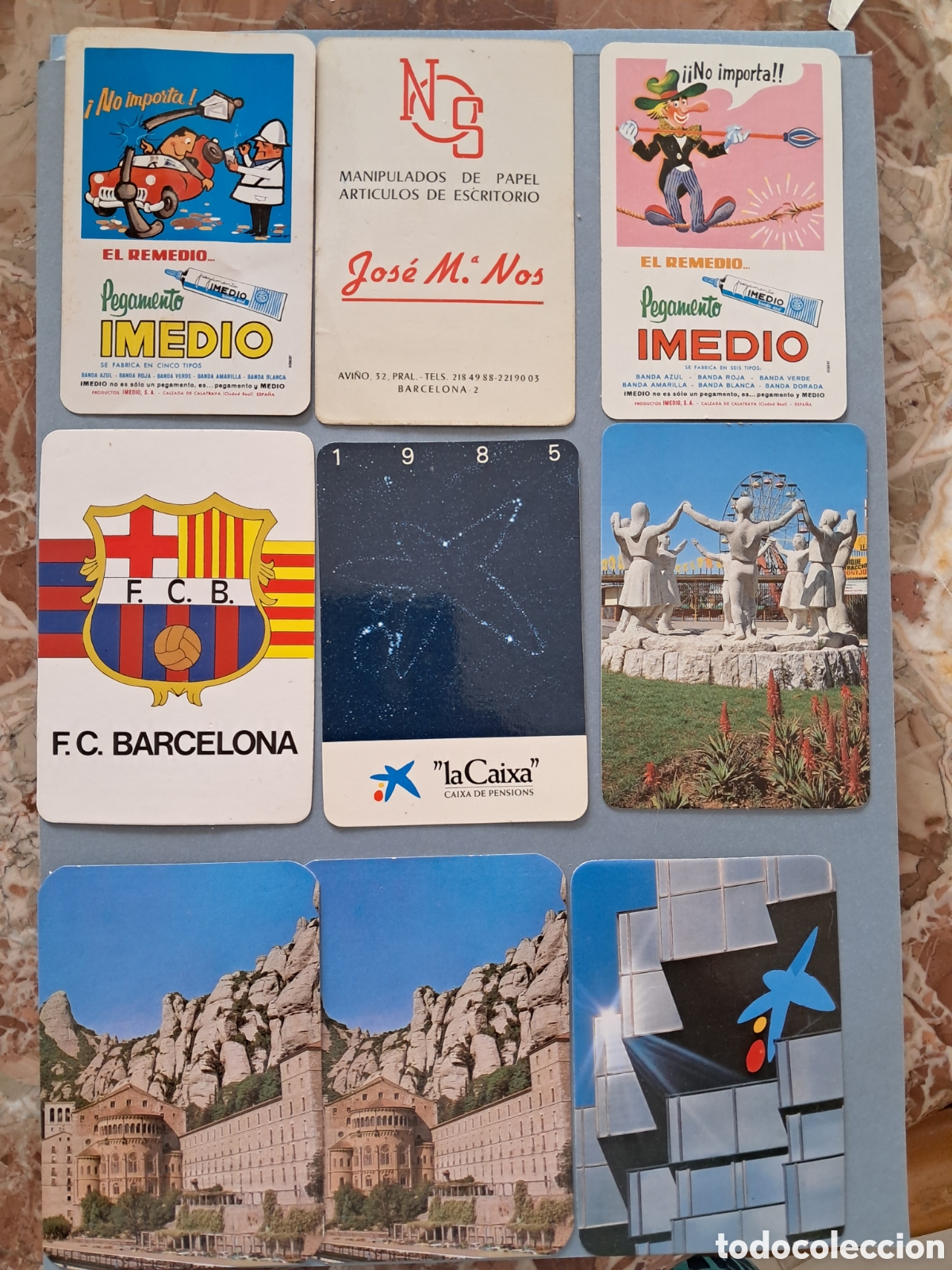 Colecionismo Calend&aacute;rios: 25 Calendarios 1974-1997
