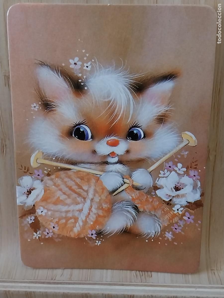 Coleccionismo Calendarios: GATITO ILUSTRACION CALENDARIO 1989 PUBLI REGALOS MAYTE MADRID REF ANRO SA