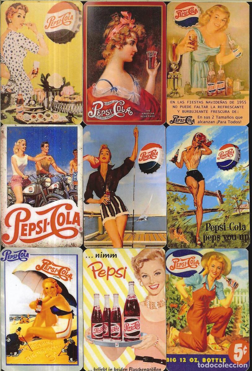 Coleccionismo Calendarios: 9 CALENDARIOS DE BOLSILLO - A&Ntilde;O 2022 - PEPSI