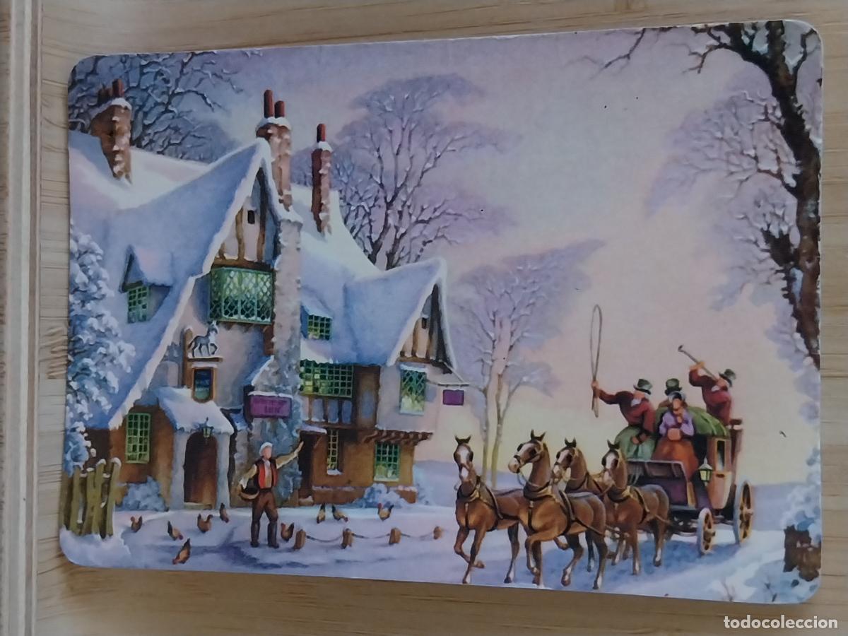 Coleccionismo Calendarios: CARRETA CABALLOS NIEVEILUSTRACION CALENDARIO 1988 PUBLI LOGO TOLEDO REF MP.113