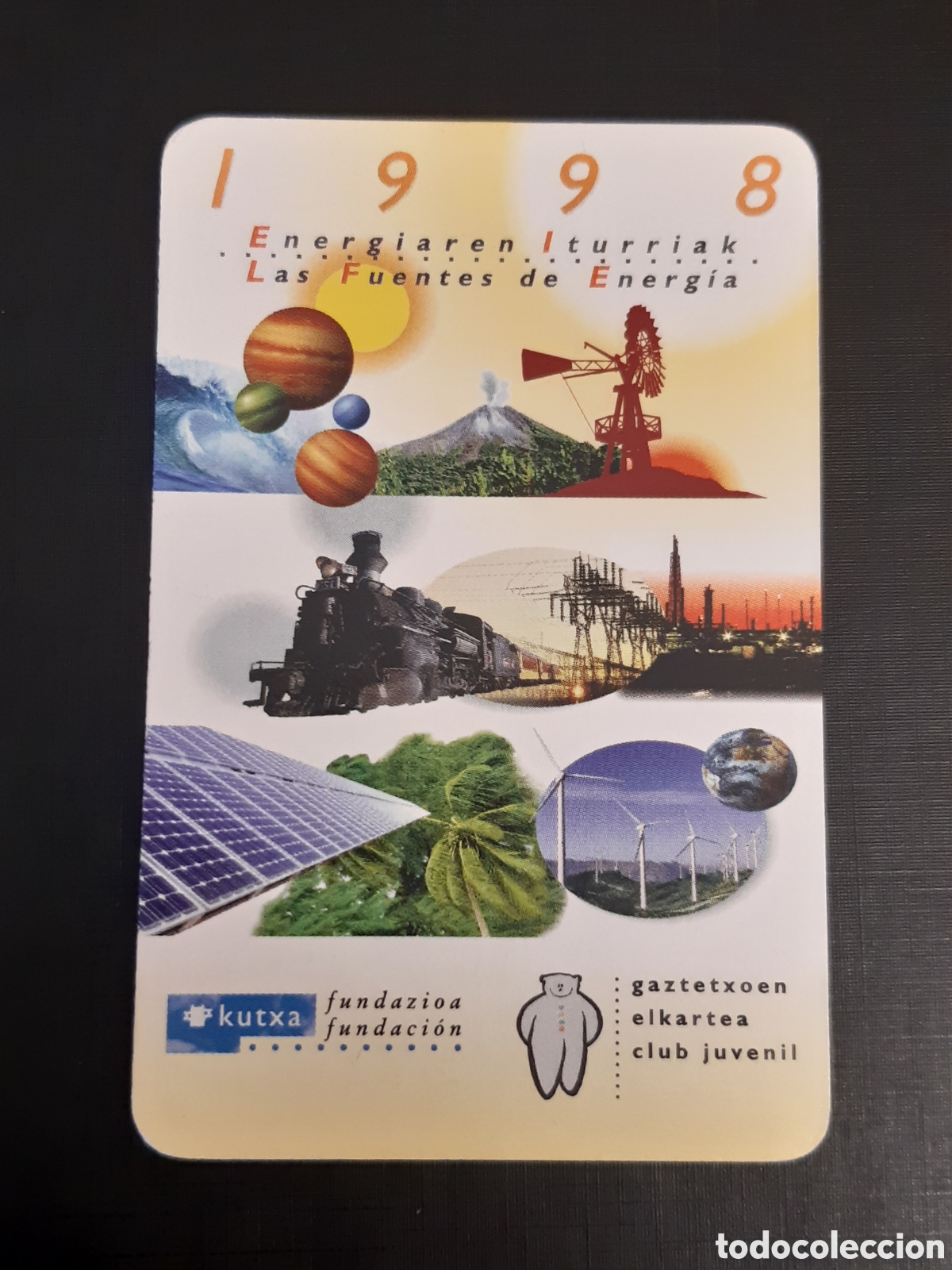 Coleccionismo Calendarios: Calendario Kutxa (fournier) 1998