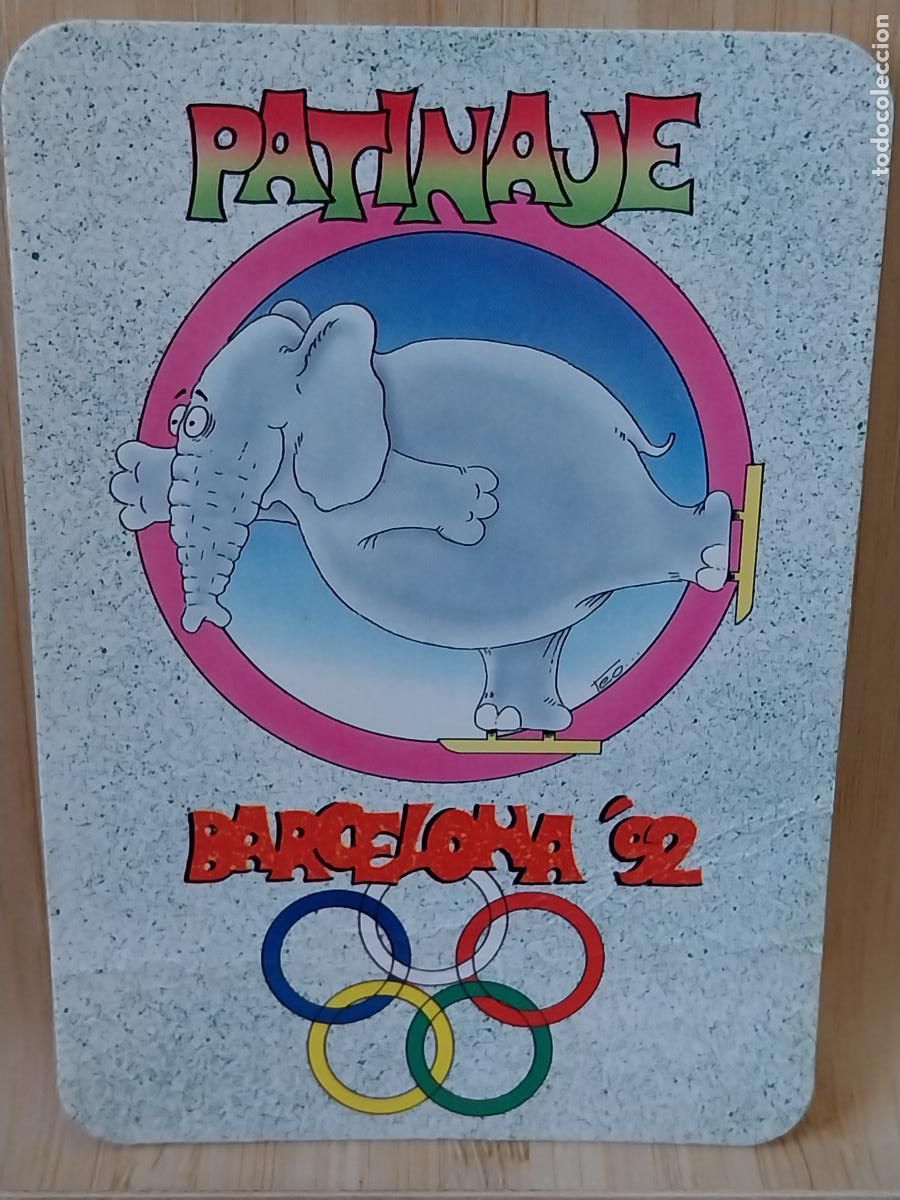 Collectables Calendars: BARCELONA 1992 PATINAJE CALENDARIO 1992 PUBLI DEPORTES ANA HOYO PINARES AVILA REF W.C.B. 299