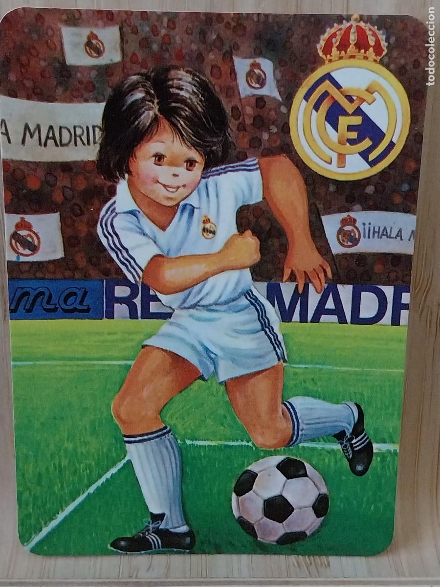 Collectables Calendars: REAL MADRID CALENDARIO 1995 PUBLI RECREATIVOS J.J. HUMILLADERO MADRID REF 5201
