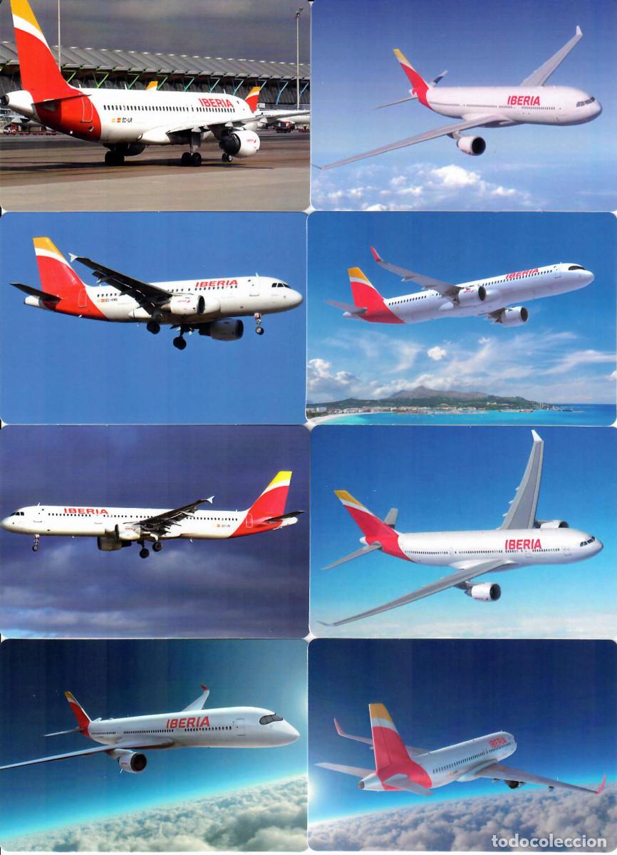 Coleccionismo Calendarios: COLECCI&Oacute;N DE 8 CALENDARIOS DE BOLSILLO - A&Ntilde;O 2026 - AVIONES IBERIA - NO ACEPTO OFERTA - ED. LIMITADA