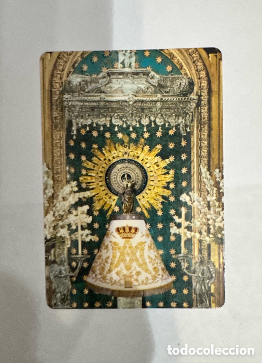 Coleccionismo Calendarios: Calendario publicitario religioso, virgen del pilar, a&ntilde;o 2015