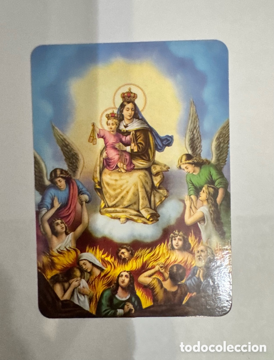 Coleccionismo Calendarios: Calendario religioso virgen del Carmen, a&ntilde;o 2002