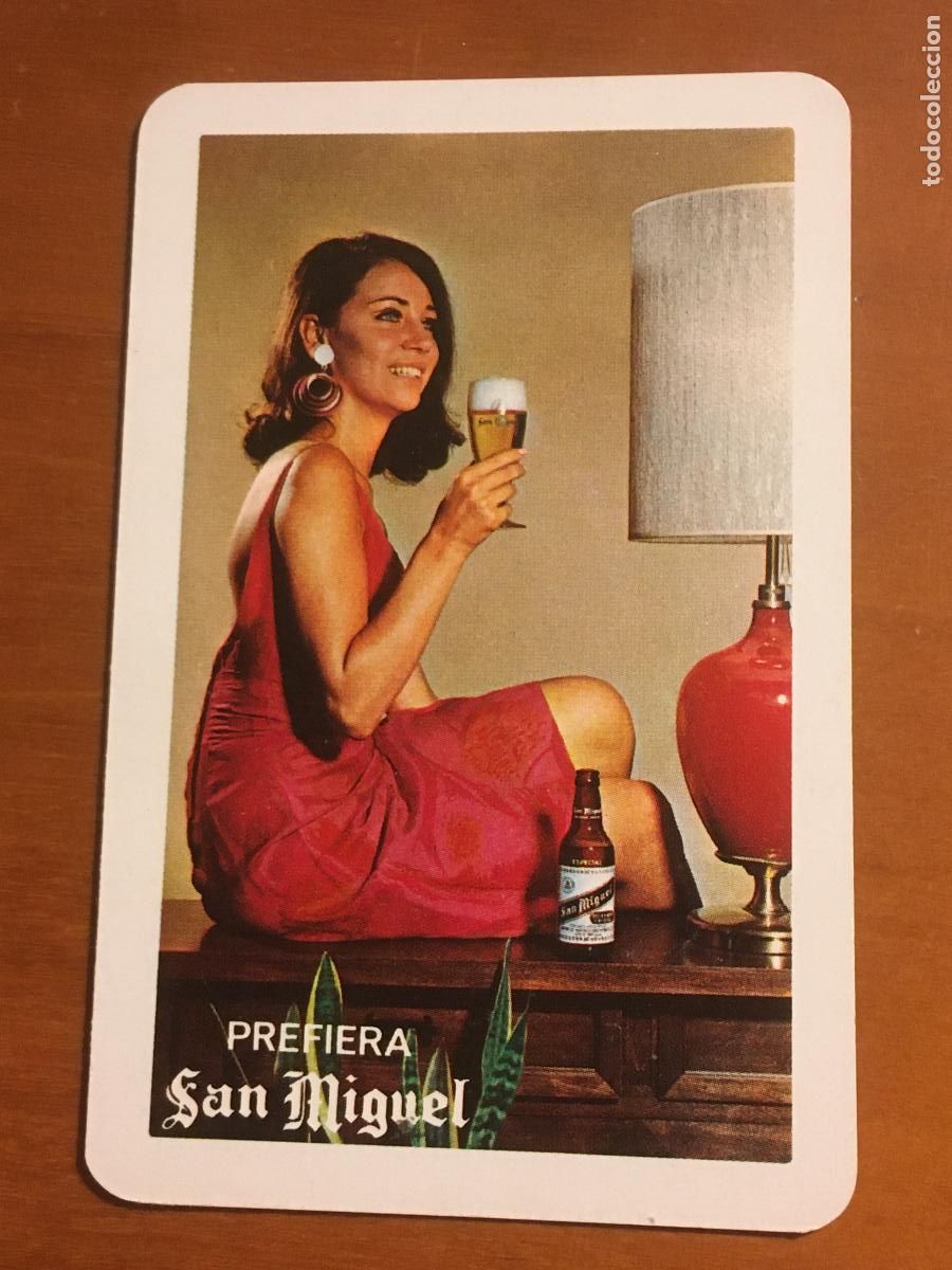 Sammeln von Kalendern: fournier san miguel cerveza 1967 calendario original antiguo