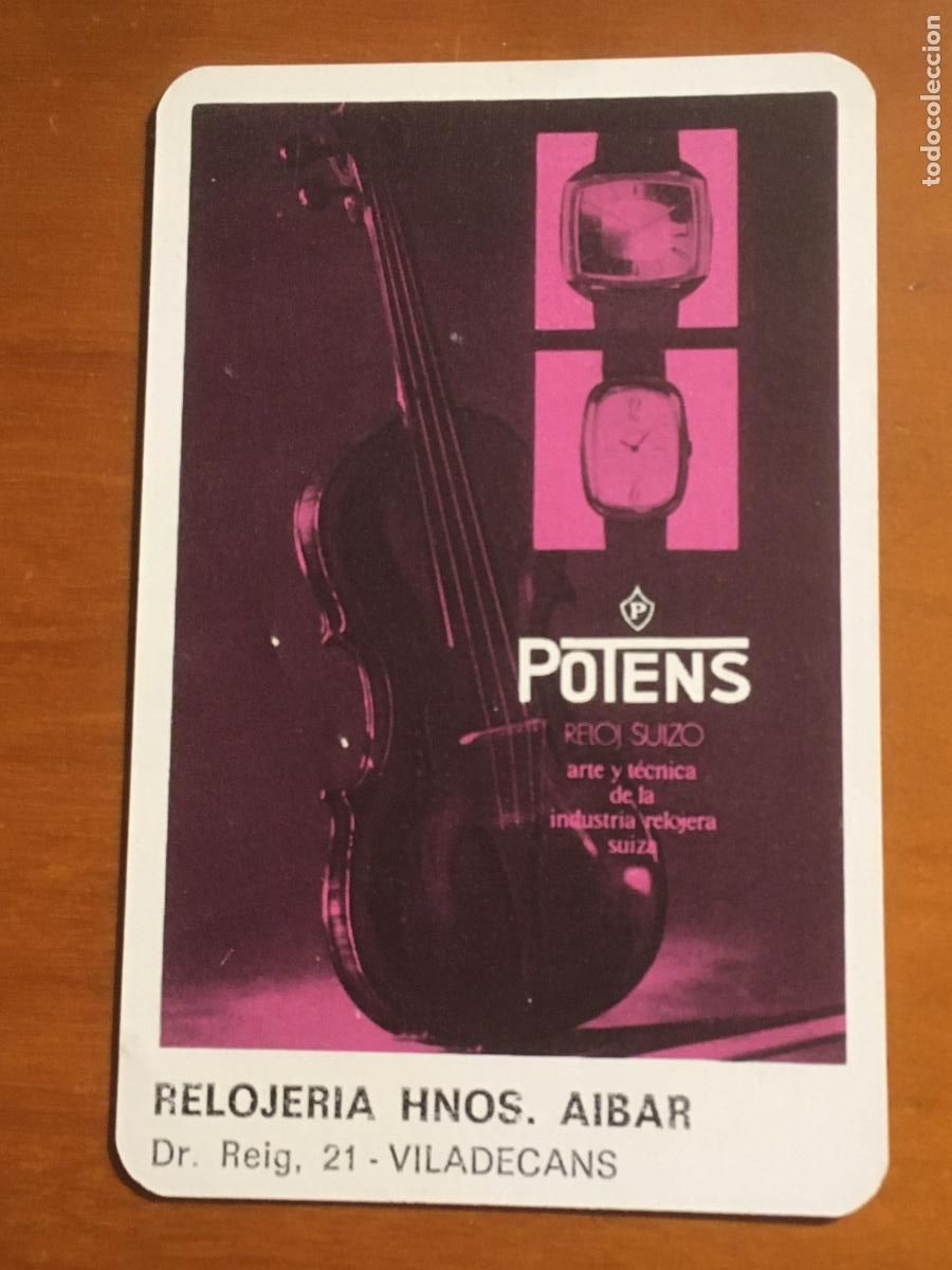 Collectionnisme Calendriers: fournier potens relojeria hermanos aibar viladecans 1974 calendario original antiguo