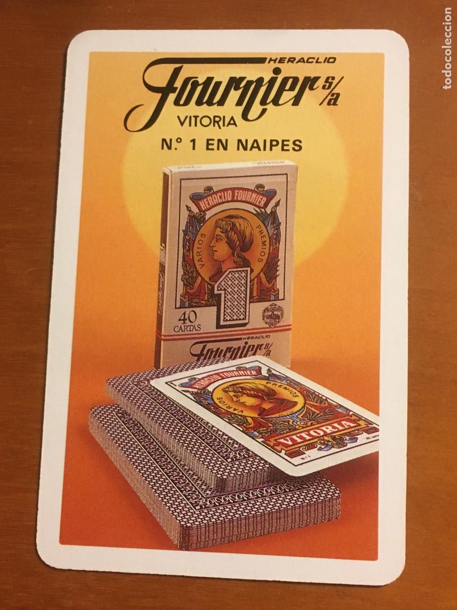 Coleccionismo Calendarios: fournier naipes vitoria 1990 calendario original antiguo