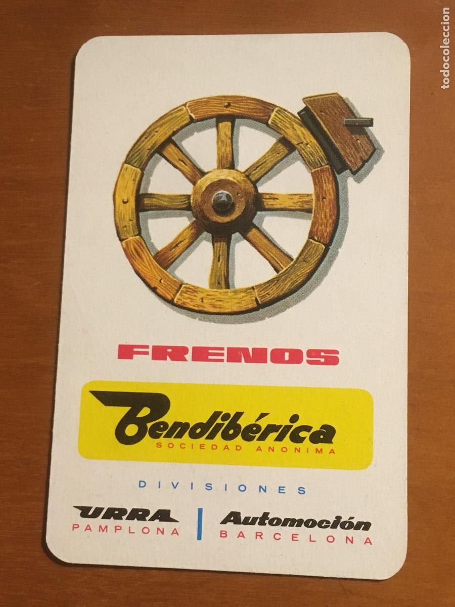 Collezionismo Calendari: fournier frenos bendiberica 1967 calendario original antiguo