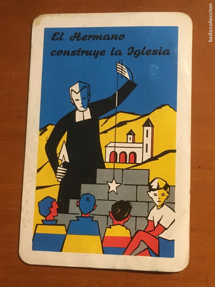 Coleccionismo Calendarios: fournier el hermano iglesia 1966 calendario original antiguo