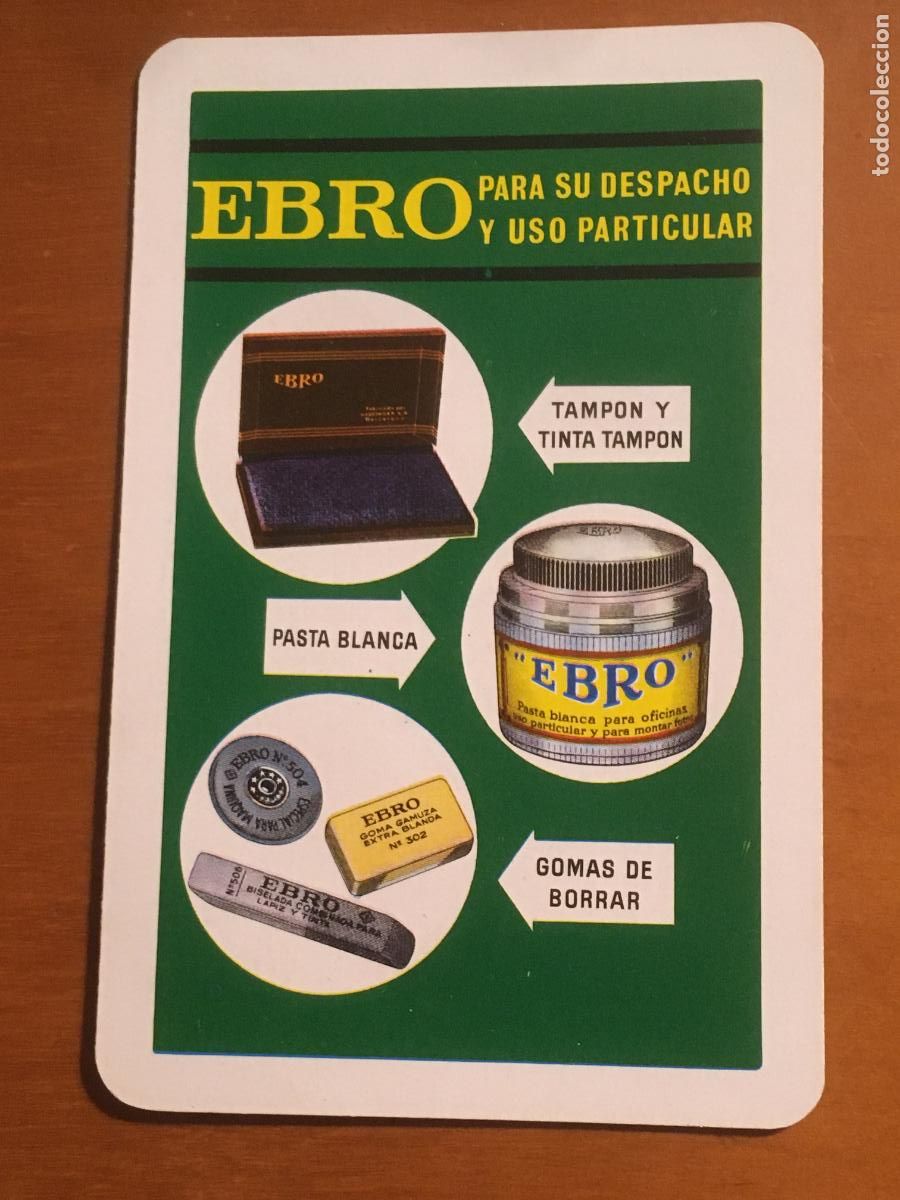 Coleccionismo Calendarios: fournier ebro 1967 calendario original antiguo