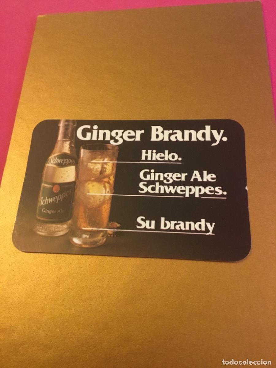 Collezionismo Calendari: CALENDARIO DE BEBIDAS. A&Ntilde;O 1980. GINGER WHISKY. BOTELLA SCHWEPPES GINGER ALE