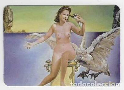 Coleccionismo Calendarios: CALENDARIO DE BOLSILLO A&Ntilde;O 2009 PINTURA DAL&Iacute; - DESNUDO - SIN PUBLICIDAD - VER FOTO REVERSO