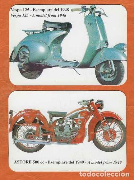 Coleccionismo Calendarios: 2 CALENDARIOS DE BOLSILLO SERIE EDIJAR A&Ntilde;O 1999 MOTOS ANTIGUAS - SIN PUBLICIDAD - VER FOTO REVERSOS