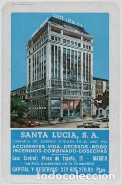 Coleccionismo Calendarios: CALENDARIO FOURNIER SANTA LUCIA A&Ntilde;O 1970 CAL-10967