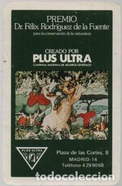 Coleccionismo Calendarios: CALENDARIO FOURNIER PREMIO RODRIGUEZ FUENTE 1983 CAL-10969