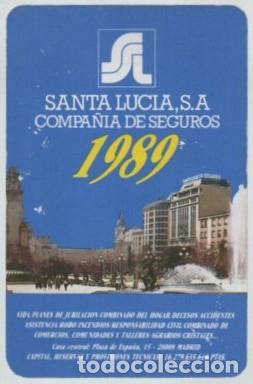 Coleccionismo Calendarios: CALENDARIO FOURNIER SANTA LUCIA A&Ntilde;O 1989 CAL-10973 ,2