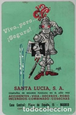 Coleccionismo Calendarios: CALENDARIO FOURNIER SANTA LUCIA A&Ntilde;O 1972 CAL-10981