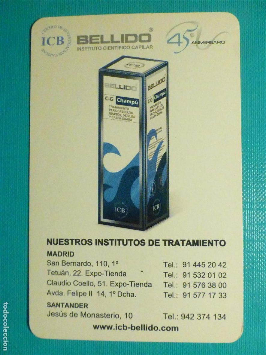 Coleccionismo Calendarios: Calendario de Bolsillo - Bellido - H. Fournier - Para el a&ntilde;o 2010