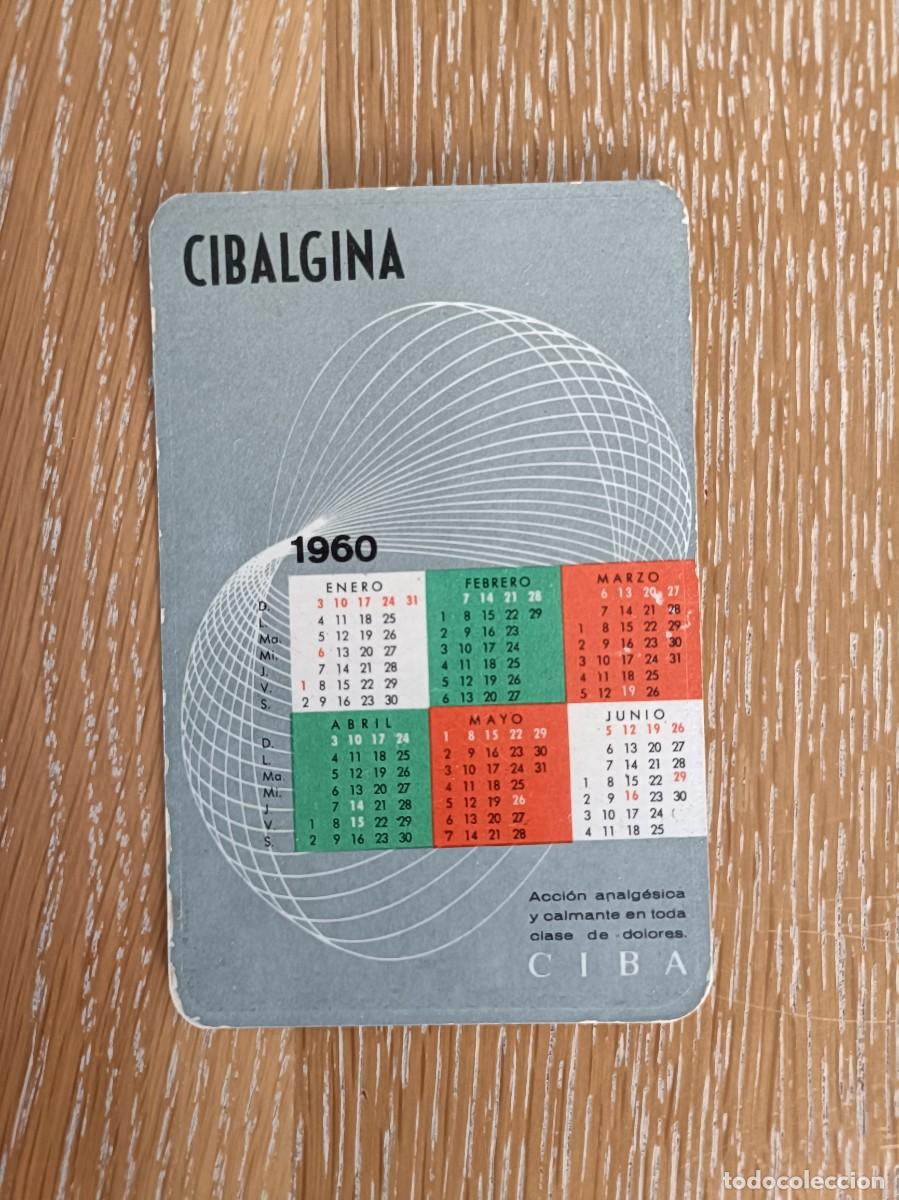 Coleccionismo Calendarios: VCK 4441 - CALENDARIO BOLSILLO - A&Ntilde;O 1959 - CIBALGINA CIBA - AVANCE A&Ntilde;O 1960