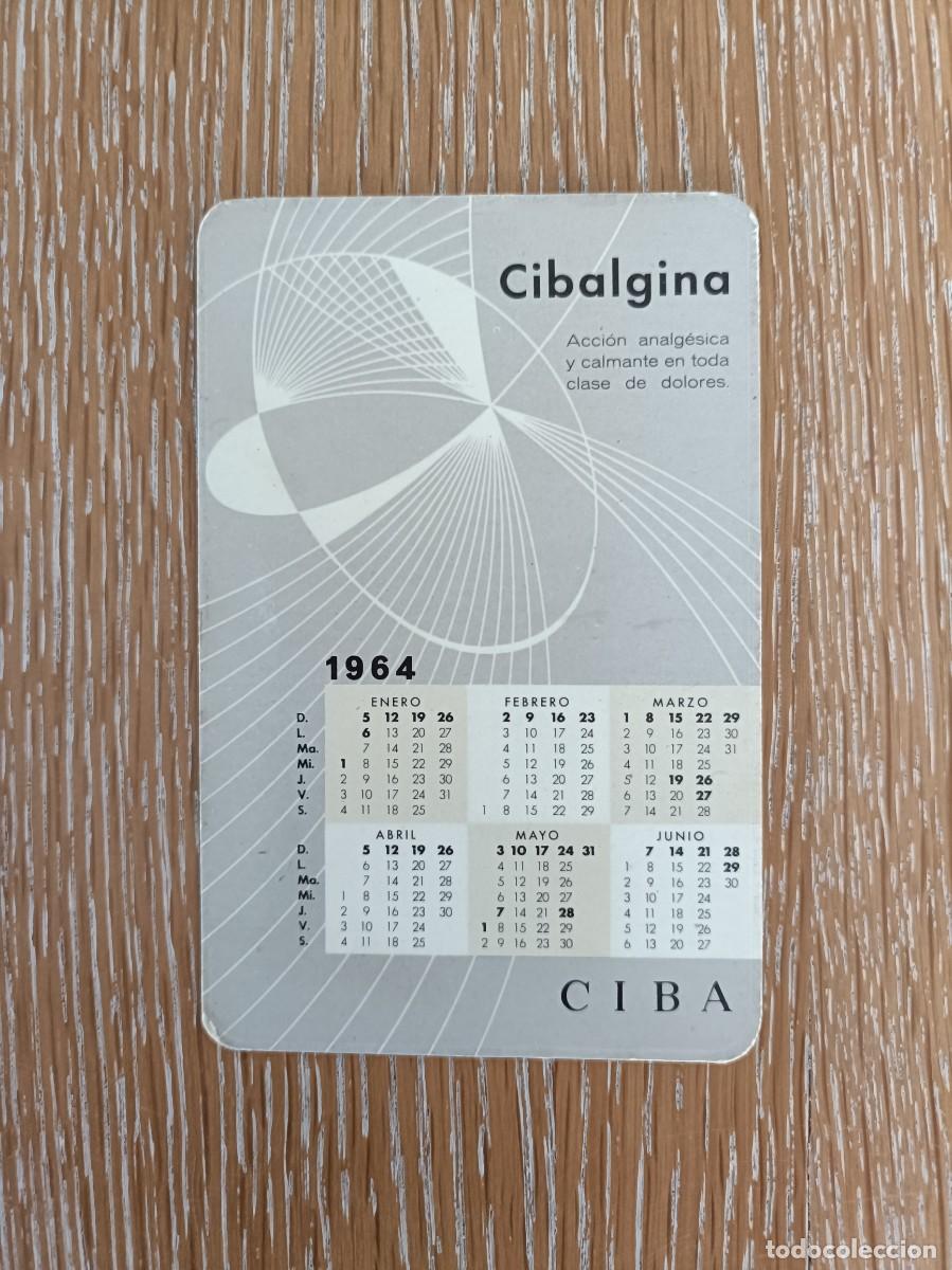 Coleccionismo Calendarios: VCK 4445 - CALENDARIO BOLSILLO - A&Ntilde;O 1963- CIBALGINA CIBA - AVANCE A&Ntilde;O 1964