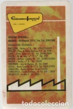 Coleccionismo Calendarios: CALENDARIO FOURNIER CONSTRUCTORA INDUSTRI A&Ntilde;O 1967 CAL-10989