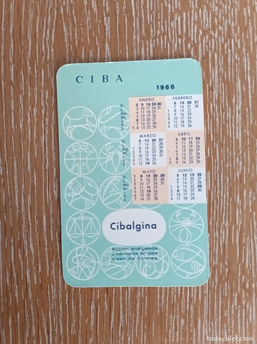 Coleccionismo Calendarios: VCK 4447 - CALENDARIO BOLSILLO - A&Ntilde;O 1965- CIBALGINA CIBA - AVANCE A&Ntilde;O 1966