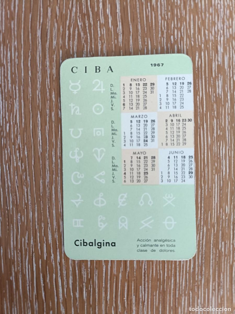 Coleccionismo Calendarios: VCK 4448 - CALENDARIO BOLSILLO - A&Ntilde;O 1966- CIBALGINA CIBA - AVANCE A&Ntilde;O 1967