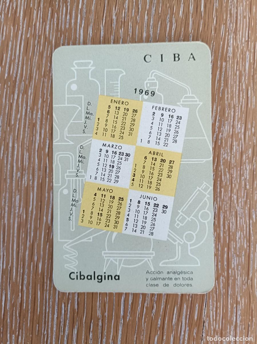 Coleccionismo Calendarios: VCK 4450 - CALENDARIO BOLSILLO - A&Ntilde;O 1968 CIBALGINA CIBA - AVANCE A&Ntilde;O 1969