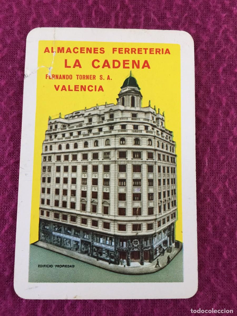 Coleccionismo Calendarios: CALENDARIO FOURNIER. ALMACENES FERRETERIA LA CADENA - VALENCIA. A&Ntilde;O 1961