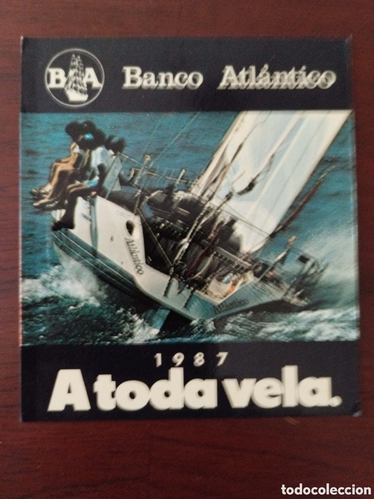Coleccionismo Calendarios: Calendario banco atl&aacute;ntico a&ntilde;o 1987
