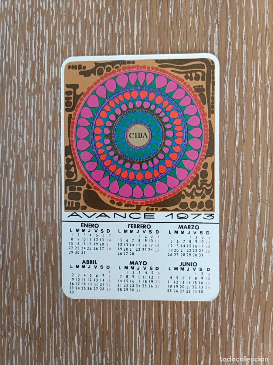 Coleccionismo Calendarios: VCK 4454 - CALENDARIO BOLSILLO - A&Ntilde;O 1972 CIBALGINA CIBA - AVANCE A&Ntilde;O 1973