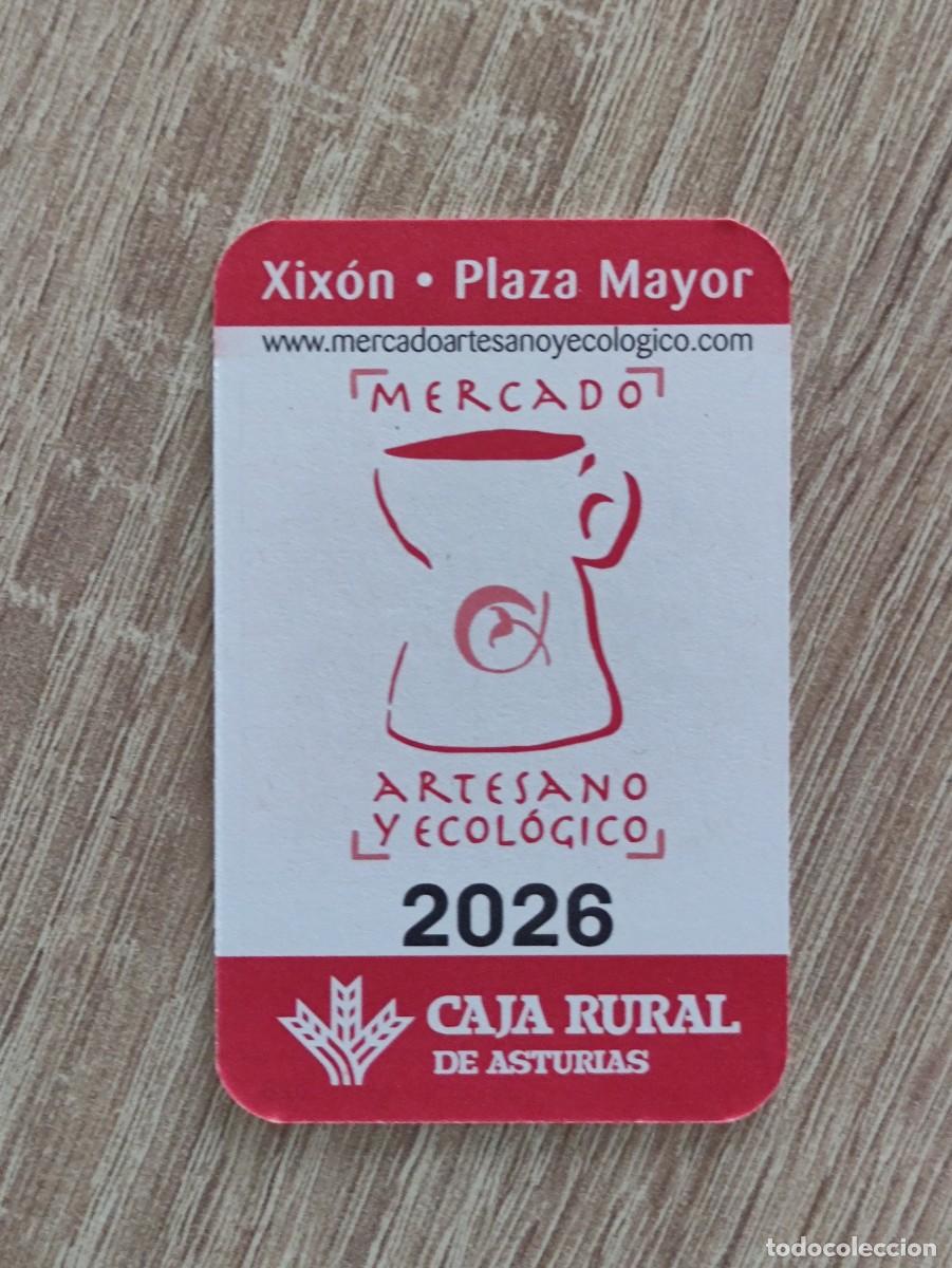 Coleccionismo Calendarios: CALENDARIO DE BOLSILLO 2026 - GIJON XIXION MERCADO ARTESANO Y ECOLOGICO - ASTURIAS