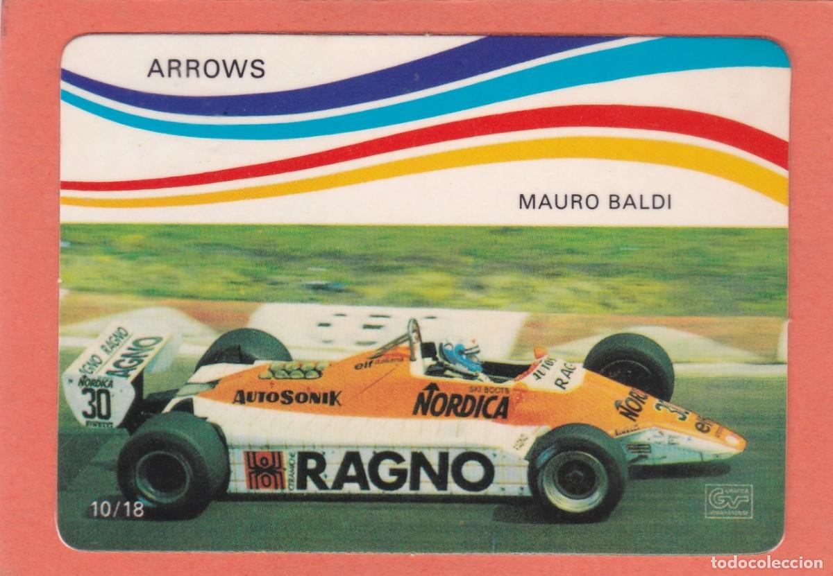Coleccionismo Calendarios: CALENDARIO PORTUGAL 1985 - COCHE FORMULA 1 - ARROWS - MAURO BALDI