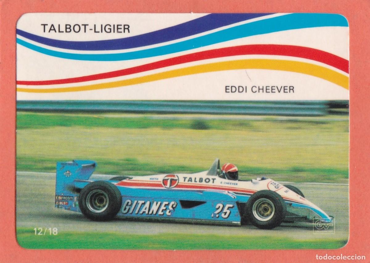 Coleccionismo Calendarios: CALENDARIO PORTUGAL 1985 - COCHE FORMULA 1 - TALBOT-LIGIER - EDDI CHEEVER