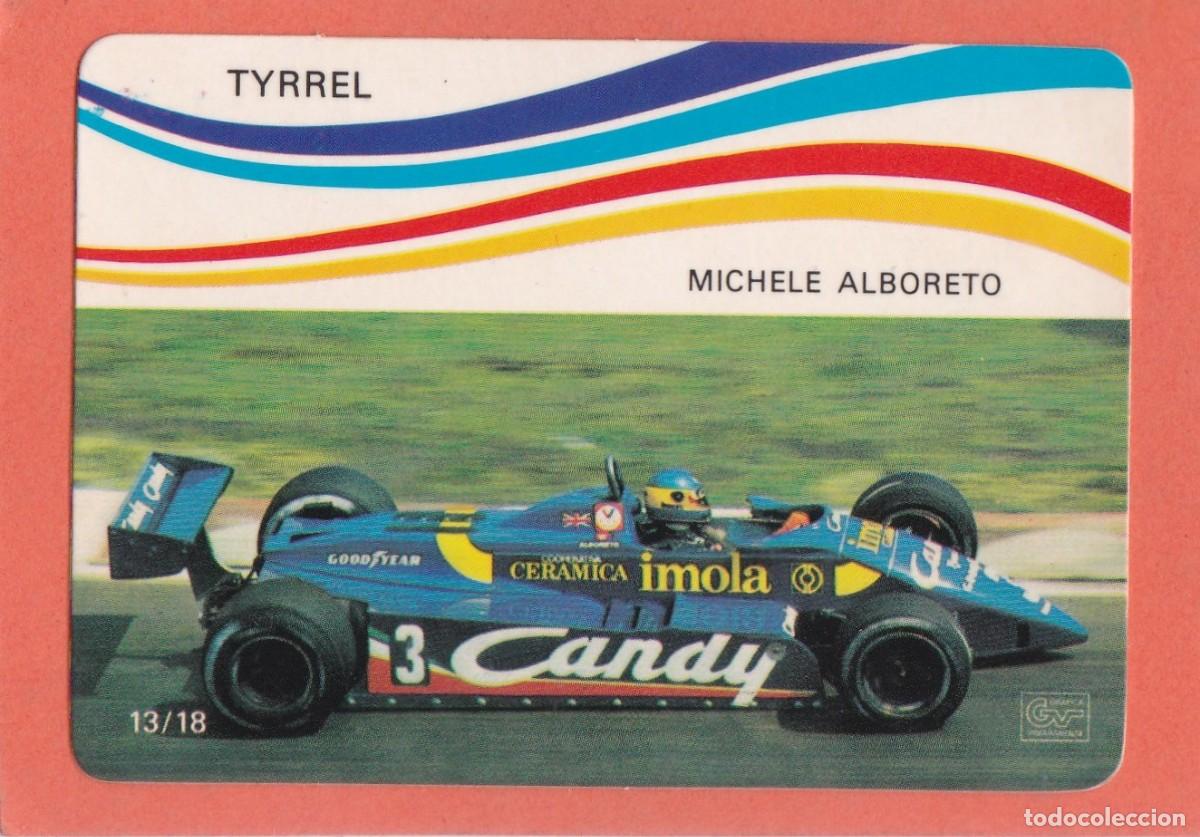Coleccionismo Calendarios: CALENDARIO PORTUGAL 1985 - COCHE FORMULA 1 - TYRREL - MICHELE ALBORETO