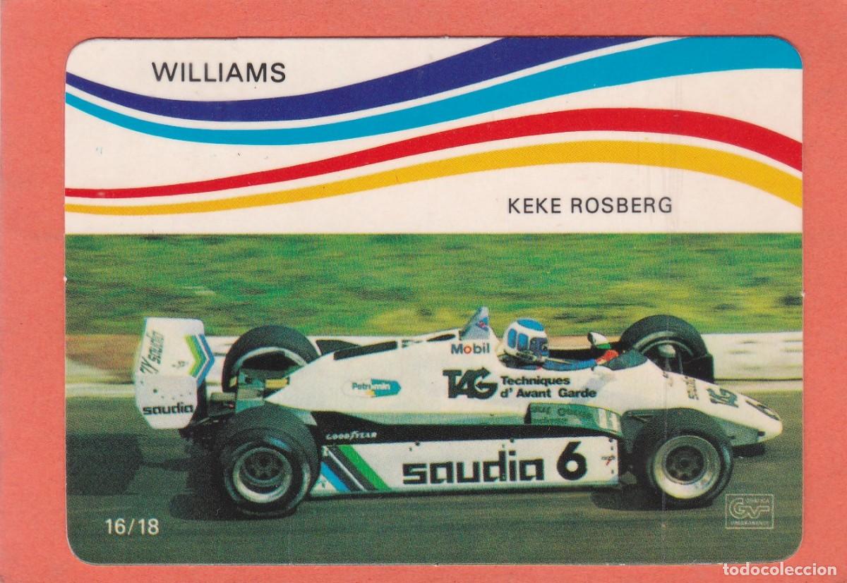 Coleccionismo Calendarios: CALENDARIO PORTUGAL 1985 - COCHE FORMULA 1 - WILLIAMS - KEKE ROSBERG