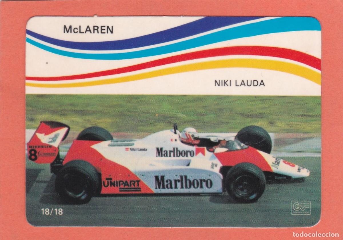 Coleccionismo Calendarios: CALENDARIO PORTUGAL 1985 - COCHE FORMULA 1 - McLAREN - NIKI LAUDA